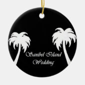 Sanibel Island Wedding Keramisch Ornament (Voorkant)