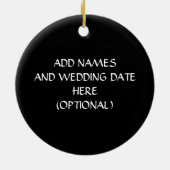 Sanibel Island Wedding Keramisch Ornament (Achterkant)