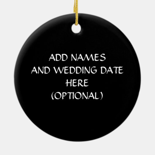 Sanibel Island Wedding Keramisch Ornament (Achterkant)