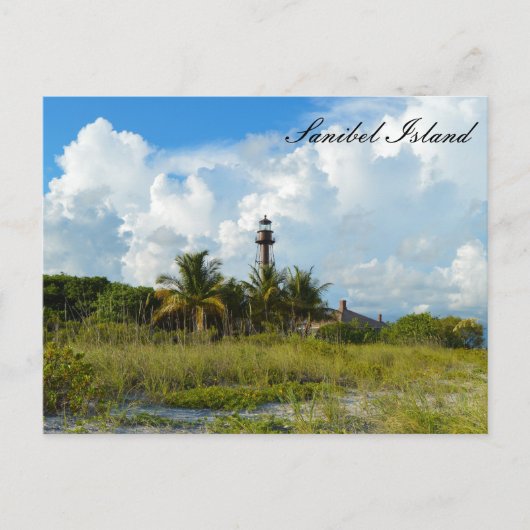 Sanibel Lighthouse Beach Briefkaart (Voorkant)