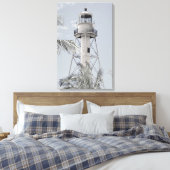 Sanibel Lighthouse Canvas Afdrukken (Insitu (Slaapkamer))