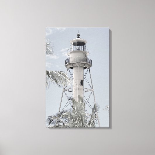 Sanibel Lighthouse Canvas Afdrukken (Voorkant)