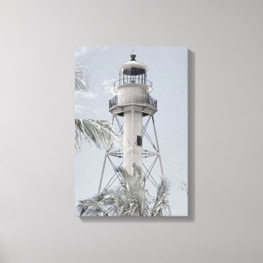 Sanibel Lighthouse Canvasprint Canvas Afdruk (Voorkant)