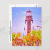 Sanibel Lighthouse collectie Briefkaart (Voorkant / Achterkant)