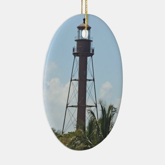 Sanibel Lighthouse Oval Ornament (Rechts)