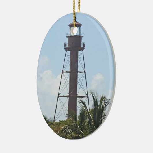 Sanibel Lighthouse Oval Ornament (Links)