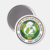 Sanibel magneet 1 (Voorkant / Achterkant)