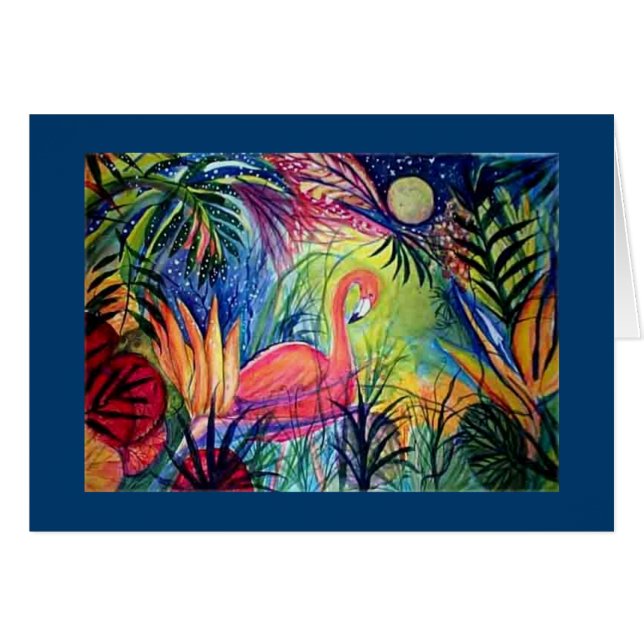 Sanibel Midnight Flamingo Moon (Voorkant Horizontaal)