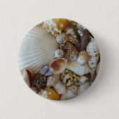 Sanibel-schelpen Ronde Button 5,7 Cm (Voorkant)