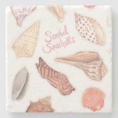 Sanibel Seashells Onderzetter (Voorkant)