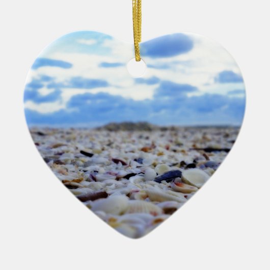 Sanibel Shells Keramisch Ornament (Voorkant)