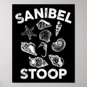 Sanibel Stoop Seashells Sanibel Island Florida Bea Poster