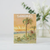 Sanibel strand scene briefkaart (Staand voorkant)