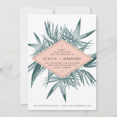 Sanibel | Tropisch botanisch sparen de Datum Kaart (Voorkant)