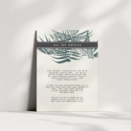 Sanibel |  Tropische bruiloft — Gegevens Informatiekaartje