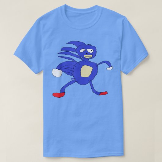 Sanic Hegehog   Gotta Go Fast Sanik Paint Meme  T-shirt (Design voorkant)
