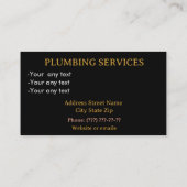 Sanitair Visitekaartje voor sanitair (Achterkant)