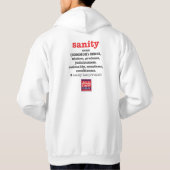 Sanitaire synoniemen 2 zijkanten hoodie (Achterkant)
