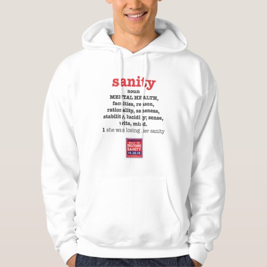 Sanitaire synoniemen 2 zijkanten hoodie (Voorkant)