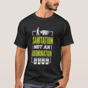Sanitaire werker vuilnis Collectie liefhebber T-shirt