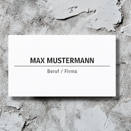 Sanitär Heizung Klimatechnik Visitenkarten Visitekaartje