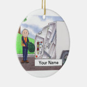 Sanitatietechnicus - Mannelijk Keramisch Ornament (Rechts)