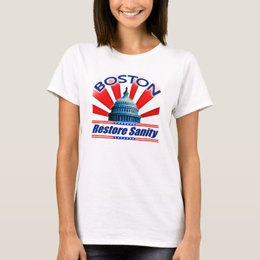 Saniteit herstellen - Boston T-shirt (Voorkant)