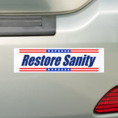 Saniteit herstellen bumpersticker (Op auto)