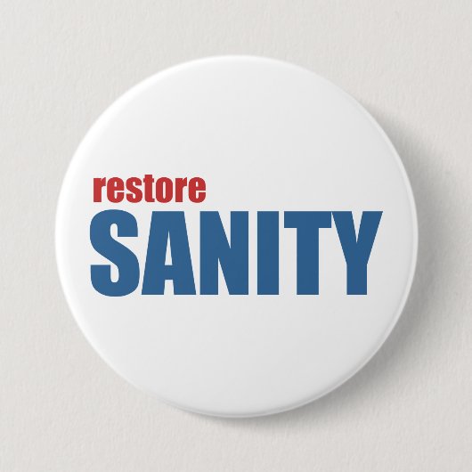 Saniteit herstellen ronde button 7,6 cm (Voorkant)