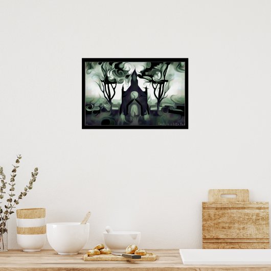 Saniteit is een kleine doos poster (Keuken)