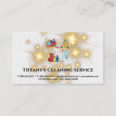 Sanitiserende voedingseenheden | Goudsparkle-tegel Visitekaartje (Voorkant)