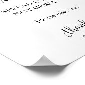 Sanitivering station Spread Love Not Germs Sign Poster (Hoek)