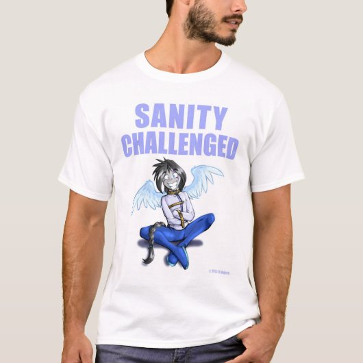 Sanity Challenged T-Shirt (Voorkant)