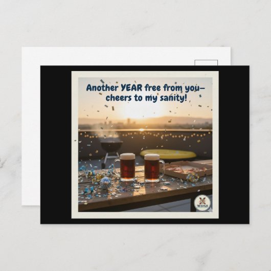 sanity (m) feestdagenkaart (Voorkant / Achterkant)