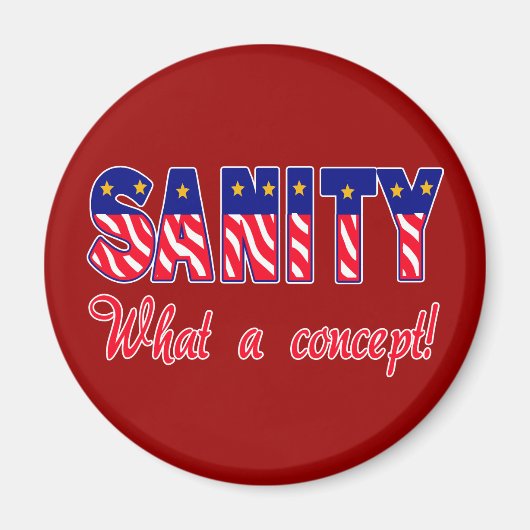 Sanity - Wat een concept! T-shirts, Petten, Zweet Magneet (Voorkant)