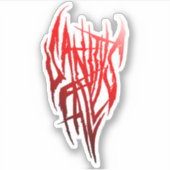 Sanitys herfsten, Sally face logo Sticker (Voorkant)