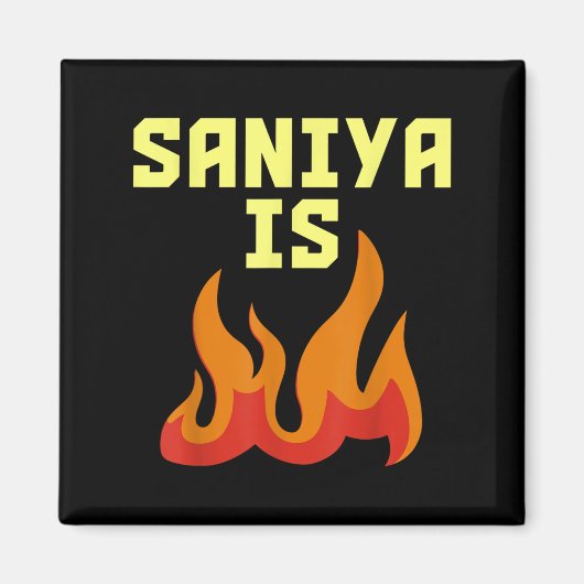 Saniya is vuur magneet (Voorkant)