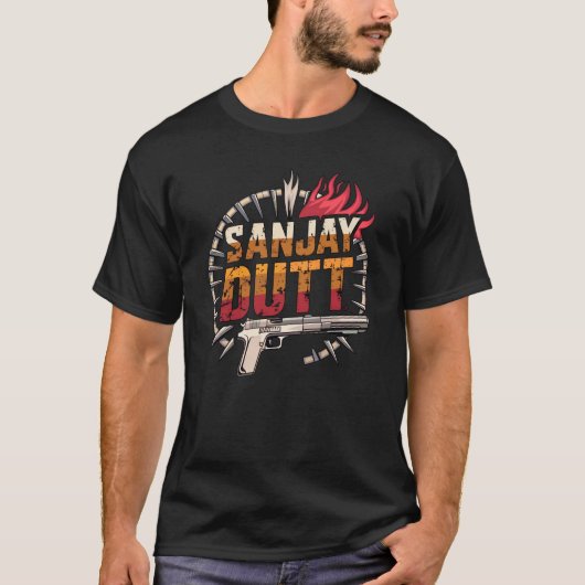 Sanjay Dutt Bollywood T-shirt (Voorkant)