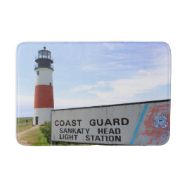 Sankaty Head Lighthouse, Nantucket MA Bath Mat