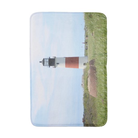 Sankaty Head Lighthouse, Nantucket MA Bath Mat (Voorkant Verticaal)
