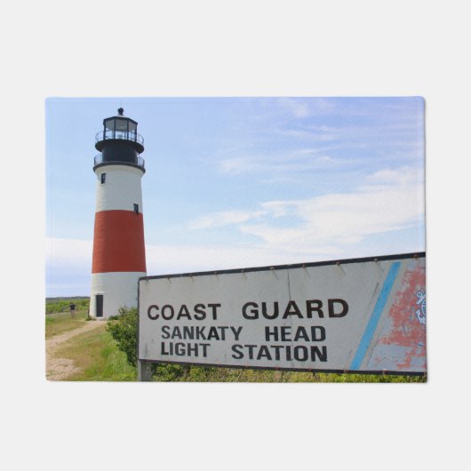 Sankaty Head Lighthouse, Nantucket MA Deurmat (Voorkant)