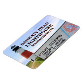 Sankaty Head Lighthouse, Nantucket MA Flex Magnet Magneet (Linkerzijde)