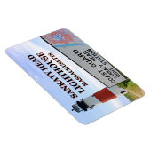 Sankaty Head Lighthouse, Nantucket MA Flex Magnet Magneet (Rechterzijde)