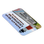 Sankaty Head Lighthouse, Nantucket MA Flex Magnet Magneet (Rechterzijde)