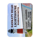 Sankaty Head Lighthouse, Nantucket MA Flex Magnet Magneet (Verticaal)