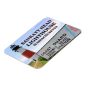 Sankaty Head Lighthouse, Nantucket MA Flex Magnet Magneet (Linkerzijde)