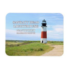 Sankaty Head Lighthouse, Nantucket MA Flex Magnet Magneet