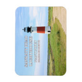 Sankaty Head Lighthouse, Nantucket MA Flex Magnet Magneet (Verticaal)