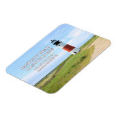 Sankaty Head Lighthouse, Nantucket MA Flex Magnet Magneet (Linkerzijde)