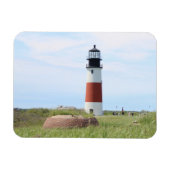 Sankaty Head Lighthouse, Nantucket MA Flex Magnet Magneet (Horizontaal)